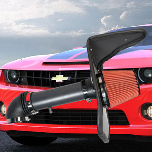 ชุดดูดอากาศเย็น <span class=keywords><strong>V6</strong></span> 3.6L 12-15 Chevy <span class=keywords><strong>Camaro</strong></span> สีแดง + ป้องกันความร้อน - Product Image 6