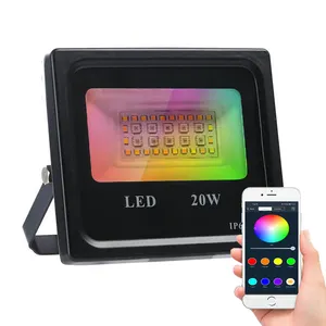 RGB 100W Äquivalent BLE BT Smart Flood lights APP-Steuerung 16 Millionen Farben Timing Music Sync Garden Stage LED-Flutlichter