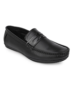 Mocasines Negros de Cuero Genuino para Hombre, Elegantes, Cómodos, Flexibles y Suaves, Estilo Casual y Formal, Diseño Sólido, para Todas las Temporadas