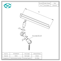 Support de bras réglable latéral pour table d'opération WEIYE, accessoires de positionnement chirurgical professionnels, certifié CE