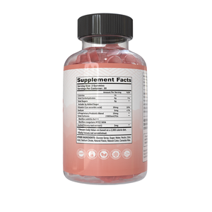 Gommes à mâcher sans sucre, riches en fibres alimentaires et probiotiques, multivitamines avec fibres, complément alimentaire pour la santé digestive des hommes et des femmes - Product Image 2