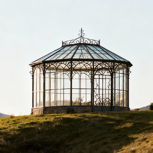Serre de jardin pour mariage, structure en fer, véranda, extension, <span class=keywords><strong>design</strong></span> moderne, double vitrage trempé, villa polygonale, usage extérieur - Product Image 5