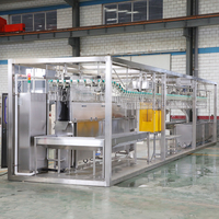Prix d'usine 300-500BPH Équipements d'abattoir de poulet compact Machines de traitement de volaille