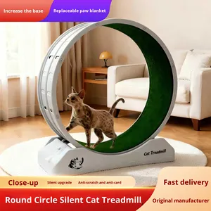 Moderno respetuoso con el medio ambiente silencioso gato perro rueda para correr transfronterizo <span class=keywords><strong>Fitness</strong></span> ejercicio escalada marco gato juguete cinta de correr hecha a máquina mascota - Product Image 2