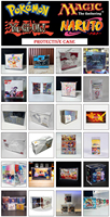 Cadre de présentation en acrylique transparent pour cartes de sport et de Pokémon classées, portable et facile à assembler
