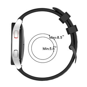Bracelets en silicone 22MM pour <span class=keywords><strong>Samsung</strong></span> Galaxy Watch 46mm <span class=keywords><strong>Gear</strong></span> <span class=keywords><strong>S3</strong></span> Classic/<span class=keywords><strong>Frontier</strong></span> Galaxy Watch 3 45mm <span class=keywords><strong>Bracelet</strong></span> pour Huawei GT Strap - Product Image 3