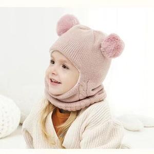 Gorro de Protección Facial para Bebés, de Forro Polar Grueso y Cálido para Otoño e Invierno, con Diseño de Imagen Impresa Digitalmente en Poliéster/Algodón - Product Image 5
