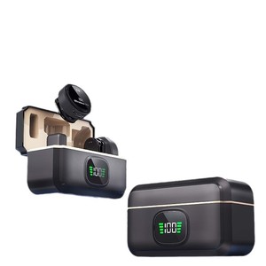 <b>Wireless</b> Lavalier Microphone Q8 1-to-2 Connector External <b>Mic</b> For Live Streaming Video Recording Noise Reduction - Product Image 1