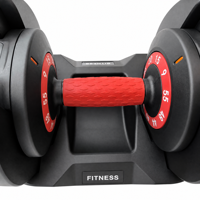 Ensemble d'haltères réglables 55 lb à réglage rapide 10 niveaux, usage commercial pour la maison, la salle de sport, l'entraînement de force, équipement de fitness, approvisionnement