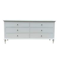 Vente directe usine : Commode double à 6 tiroirs sur mesure pour salon et salle de bain, meuble de chambre multi-tiroirs pour mobilier moderne