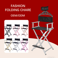 Chaise pliante en aluminium pour accessoires de photographie de camping en plein air, facile à transporter, siège haut, personnalisée