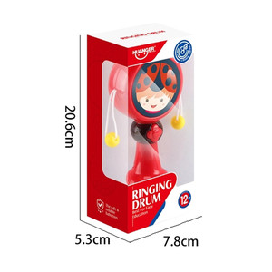 <span class=keywords><strong>Hochet</strong></span> pour bébé en plastique avec lumière musicale électronique, tambour, cloche, bâton, dessin animé - Product Image 6