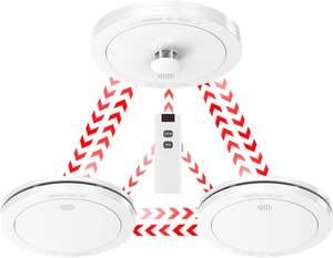 Détecteurs <span class=keywords><strong>de</strong></span> fumée et <span class=keywords><strong>de</strong></span> monoxyde <span class=keywords><strong>de</strong></span> carbone interconnectés conformes à la législation écossaise du Royaume-Uni - Product Image 4