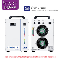 Refroidisseur d'eau industriel série S & A CW5000 CW5000TG 50/60Hz CW5000DG 110V 1/2 HP CW5000TI 80W refroidisseur de refroidissement de Tube Laser CO2
