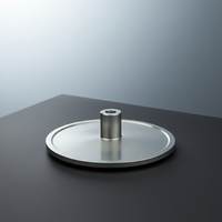 Disques de ponçage à eau en alliage d'aluminium avec support auto-adhésif, connecteur à ventouse, tête de meulage pour meuleuse d'angle