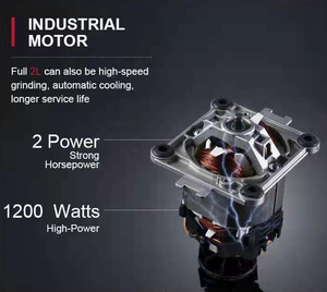 Venta al por mayor 2025 Best Seller Heavy Duty contenedor de plástico de acero inoxidable 5 + Velocidades 4500W 8500W hogar licuadora Silver Crest - Product Image 4