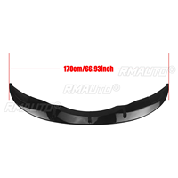 Untuk BMW E90 E92 E93 M3 2007-2013 Pelindung Bumper Depan Mobil, Lip Splitter Spoiler Diffuser, Tampilan Serat Karbon, Hitam Glossy