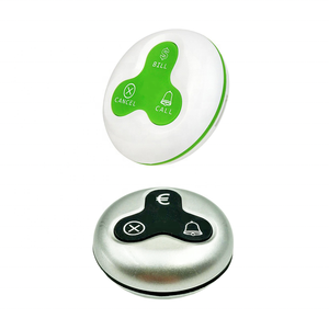 Nhà hàng không dây cuộc gọi của khách nút buzzer hệ thống người hầu cuộc gọi chuông sòng bạc đồng hồ cổ tay Dịch vụ thiết bị gọi - Product Image 2