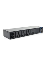PDU Réseau Intelligent IP 16A 4 Ports 220V Prises Extensibles Personnalisables Capteurs Température Humidité Fumée Porte Détecteurs Alimentation à Distance OEM