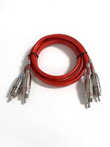 Nuevo Cable de Audio para Auto con Conexión RCA Transparente de Alta Densidad, Trenzado, 2RCA Macho a Macho - Product Image 3