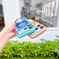Coque de protection magnétique antichoc 360° pour Plus, avec charge sans fil, design de luxe, en acrylique et TPU, bouton IA et protection avancée de l'objectif