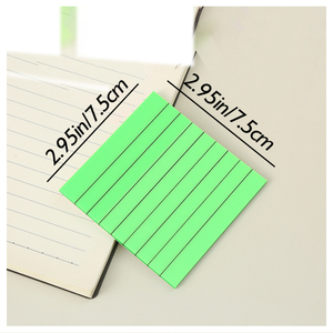 1pcs 2.95 * 2.95in minh bạch Pet Memo Pad tự dính đa chức năng họp pad để giải quyết đa dạng nhu cầu - Product Image 5