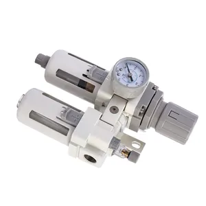 Pneumatic FRL Combination AC3010-02 1/4 inch AC3010-03 3/8 Manual automatic drain air filter pressure regulator and lubricator