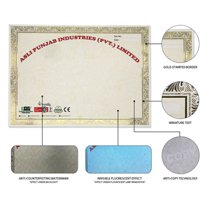 Papel de Seguridad con Marca de Agua Personalizada de Alta Calidad Qingsong, Impresión de Certificados Antifalsificación, Papel de Arte Liso para Pósteres - Product Image 5