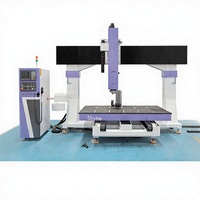 Routeur CNC 5 axes 1325 1530 pour le travail du bois, machine professionnelle de gravure et de découpe 3D, outil de gravure haute efficacité, pompe, moteur servo