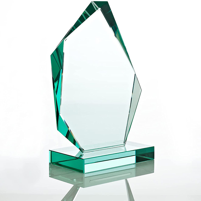 批发空白定制个人标志玉石玻璃水晶奖奖杯 - buy glass trophy,jade