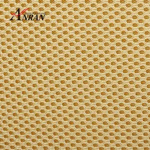 Oeko-Tex Certificated 100% Polyester 3D mesh fabric for mat cover flexible breathable fabric