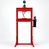 Presse hydraulique manuelle 20 tonnes avec manomètre, presse d'atelier à commande manuelle pour réparation automobile, support de pressage de roulements, compatible OEM