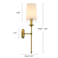 Lampe Murale Sans Fil à Télécommande et Contrôle Tactile Style Nordique pour Salon, Chambre, Couloir et Escalier – Offre Spéciale