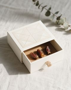 Luxueux อาหรับอาหรับ, ช็อคโกแลตบรรจุกล่องวันที่สดใหม่ก<span class=keywords><strong>ล</strong></span>่องของขวัญ - Product Image 4