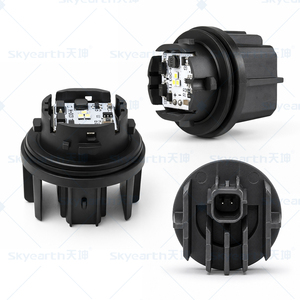 2 Pin White <b>Socket</b> Type LED Reverse <b>Bulb</b> 3W 335LM Plastic Backup <b>Light</b> Automotive Rear Lamp Replacement - Product Image 3