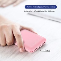 Offre Spéciale 2026 : Powerbank Mini Portable avec Port d'Entrée Type C, Logo OEM Personnalisable – Idéal pour Cadeau, Voyage ou Téléphone