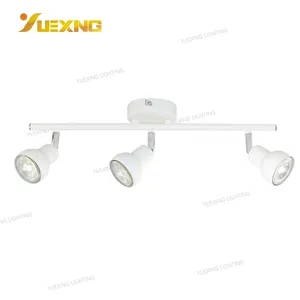 Buena calidad Max50W GU10 luces LED marrón diseño personalizado punto ajustable lámpara de luz halógena de techo foco para sala de exposición