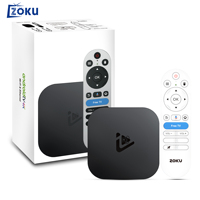 ZOKU TV Box C7 Android 14.0 Terlaris, Mendukung Banyak Bahasa, Quad Core, Pemutar Media Streaming, Penjualan Langsung Pabrik