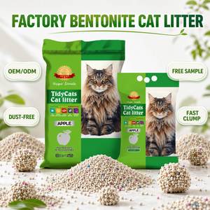 Arena para Gatos de Bentonita Antibacteriana de Alta Absorción, la Mejor Calificada, Venta al por Mayor, Suministro OEM - Product Image 1