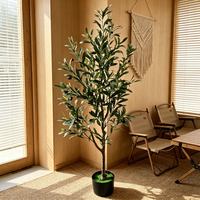 Dekorative Blumen, Kränze und Pflanzen, Künstliche Bäume, Künstliche Oliven-Bonsai-Pflanzen, Raumdekoration, Blumenarrangements für Hochzeiten