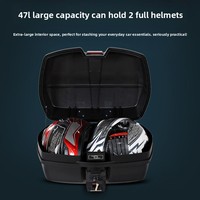 Sac de Selle Arrière Étanche 47L pour Moto et Trottinette Électrique, Vente en Gros Usine, Personnalisable avec Logo, Boîte de Rangement pour Bagages
