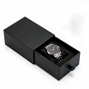 Scatola <span class=keywords><strong>di</strong></span> Lusso per <span class=keywords><strong>Orologi</strong></span> da <span class=keywords><strong>Uomo</strong></span> <span class=keywords><strong>di</strong></span> Alta Qualità, Confezione Personalizzata in Cartone Rigido con Inserto in Schiuma - Product Image 1