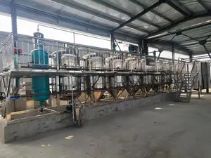 Small Automatic Grade Coconut Oil Diesel Refinery Machine Sunflower Crude Oil Refined To Olive Soybean Oil