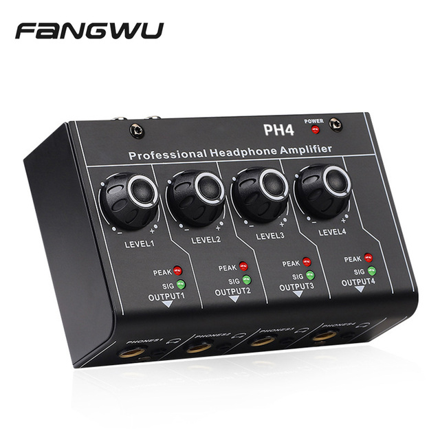 4 Channel Mini HIFI Tube Balanced Audio Distribution Dac Headphone Amplifier for Home