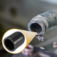 Bouchon de tuyau en silicone de 35mm, 1.38 "ID, bouchon d'extrémité de tuyau d'admission et de vide avec pince-voiture pour radiateur de liquide de refroidissement, sortie d'eau sous vide
