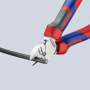 KNIPEX 14 25 160 Cortador de aislamiento con mangos cómodos cromados 160 mm - Product Image 4