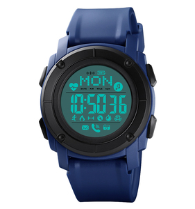 Top 10 des marques de montres-bracelets, usine de montres <span class=keywords><strong>Skmei</strong></span>, montres de luxe pour hommes, moniteur de fréquence cardiaque, Reloj masculin, logo, montres intelligentes numériques, sport - Product Image 4