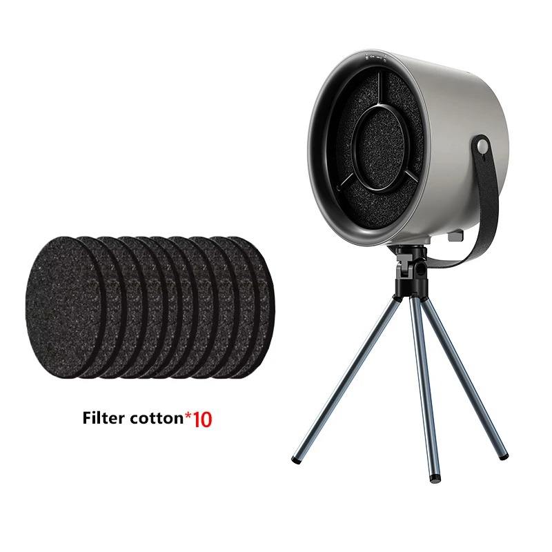 ผ้าฝ้ายกรองสีดำ (10ชิ้น)