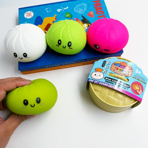 Jouets Squishy JY doux et moelleux, grands et colorés, en forme <span class=keywords><strong>de</strong></span> boulettes <span class=keywords><strong>de</strong></span> riz vapeur simulées, pour la relaxation et le divertissement - Product Image 1