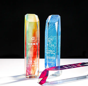 Trofeo de cristal creativo de nuevo estilo al por mayor, Premio de la reunión anual de la empresa, recuerdo, trofeo de cristal personalizado - Product Image 5